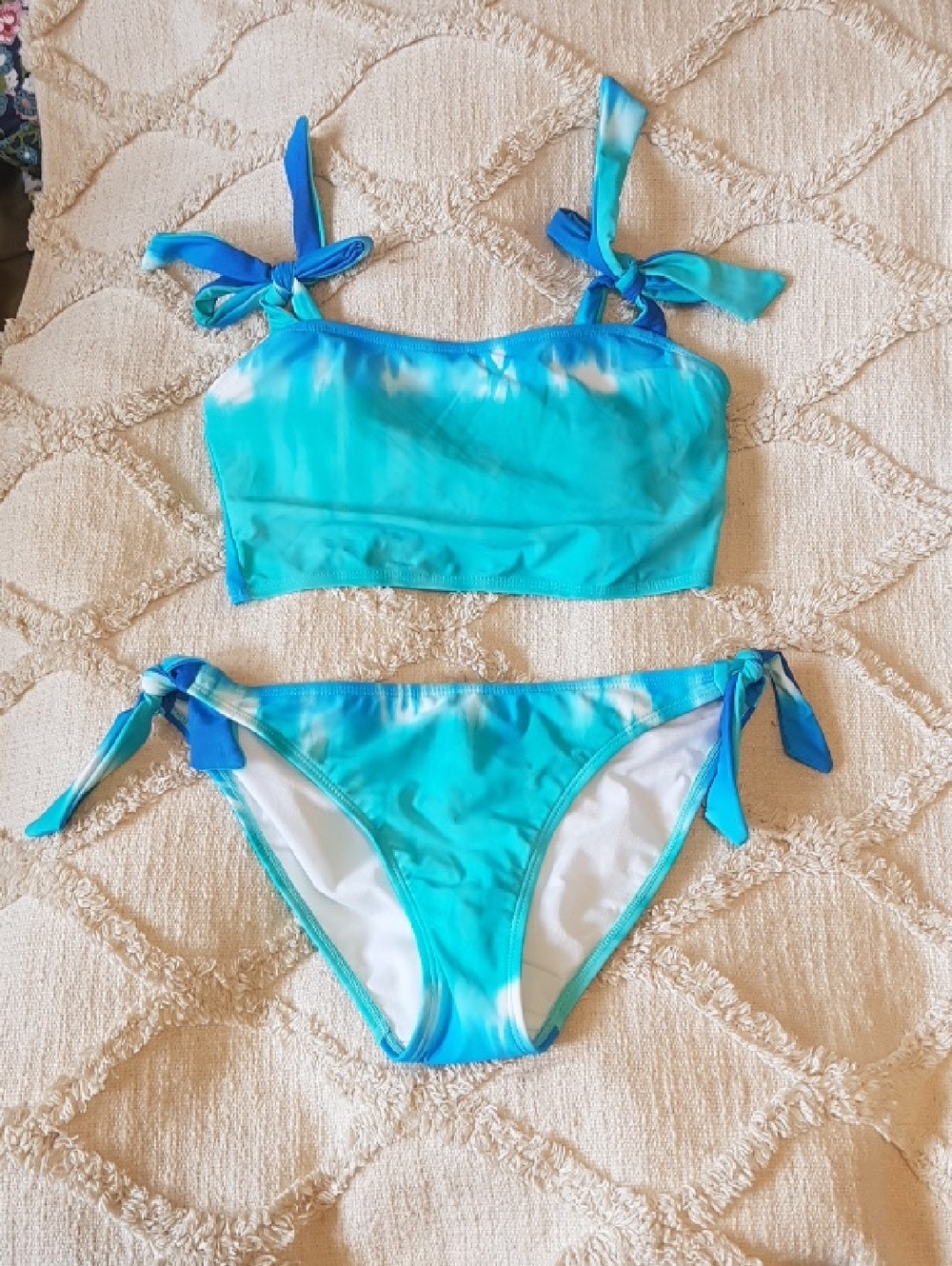 George Bright Blue Junior Bikini Set